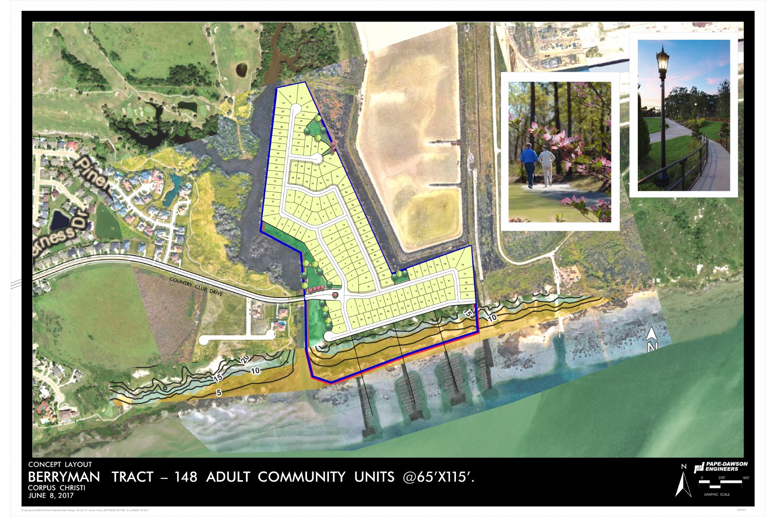 Historical concept labeled 148 adult community units